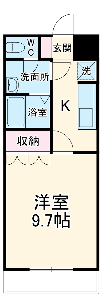 ハイツコスモスの間取り
