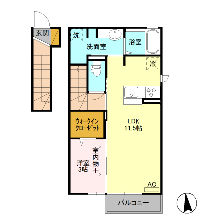 クレインIの間取り