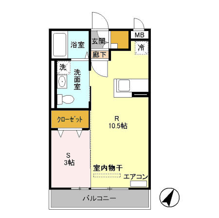 Biz STAY 古河の間取り