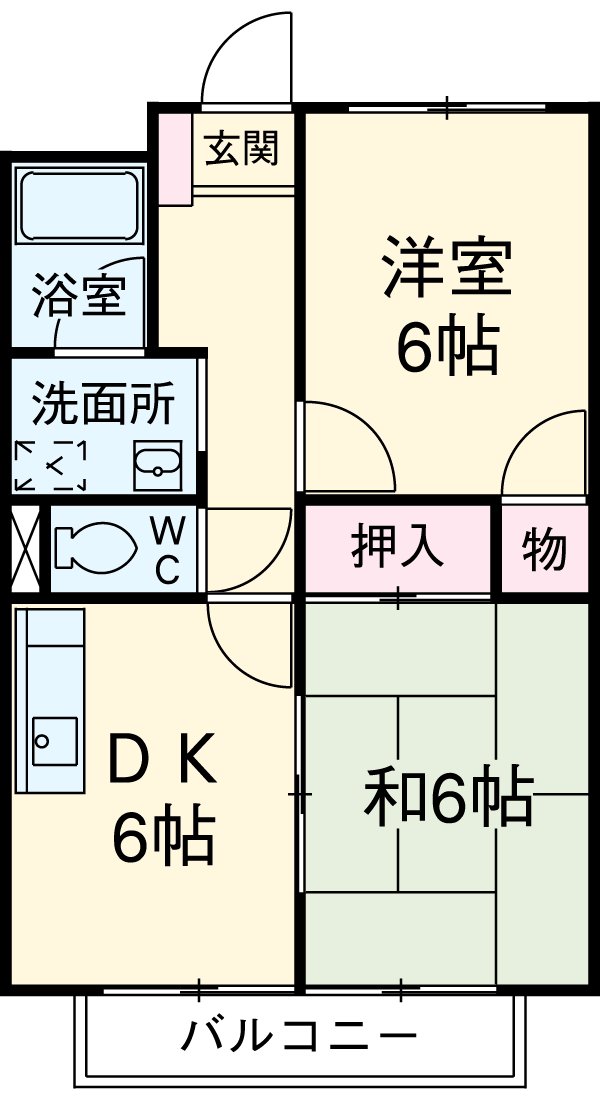 Surplus雨池Ⅰの間取り