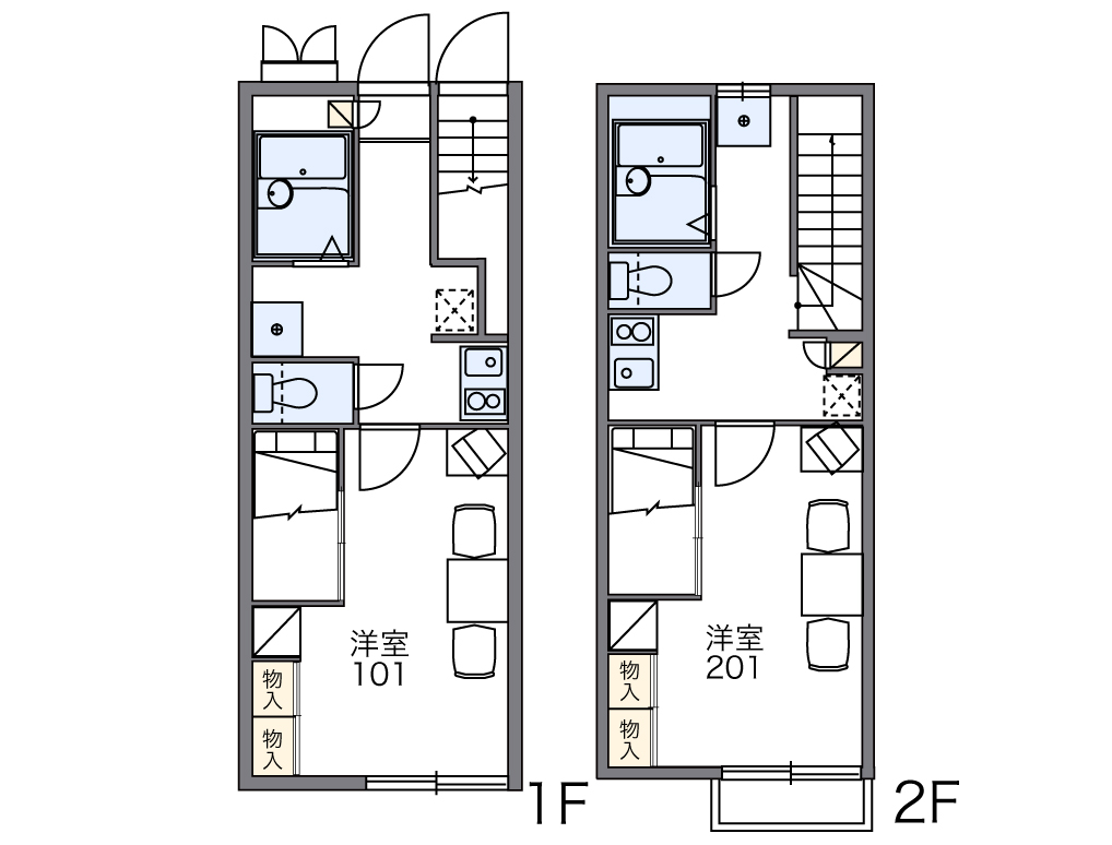 レオパレスSymphonyの間取り