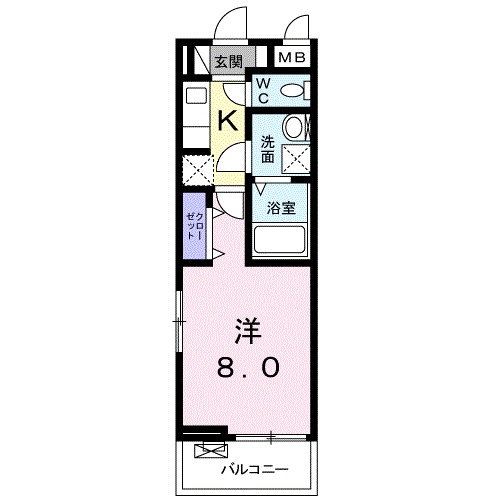 ボニート パンセの間取り