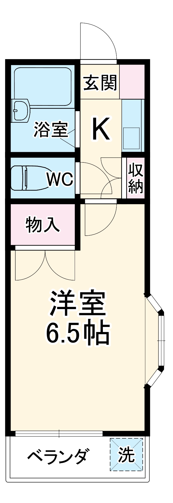 ドリームハイツオカモトの間取り