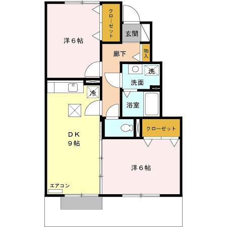 ファミーユ Cの間取り