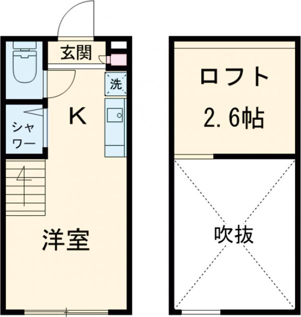 ハーモニーテラス西小岩Ⅴの間取り