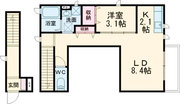 Sakura Riant(サクラ リア)の間取り