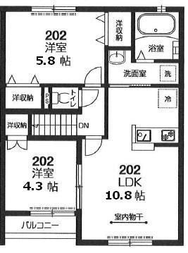 メゾンドールⅦの間取り