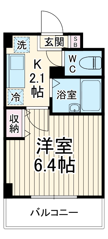ミリアビタNo.5の間取り