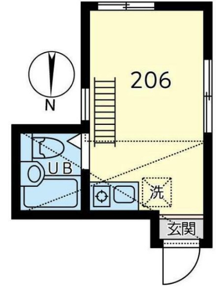 ユナイト台町シャルル・エドワードの間取り