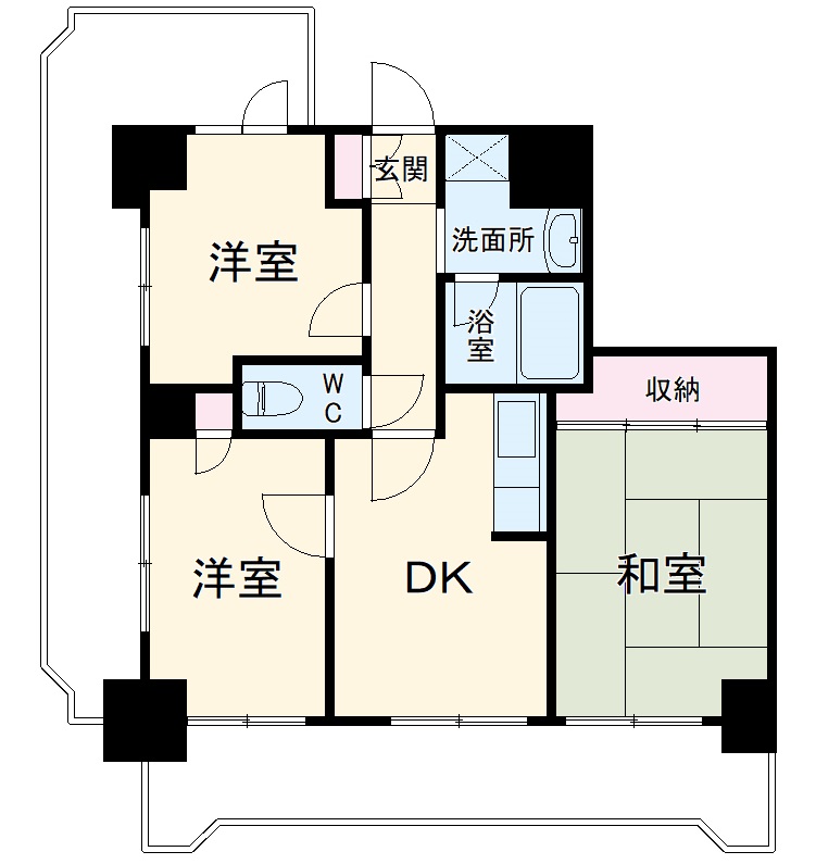 ライオンズプラザ海老名の間取り