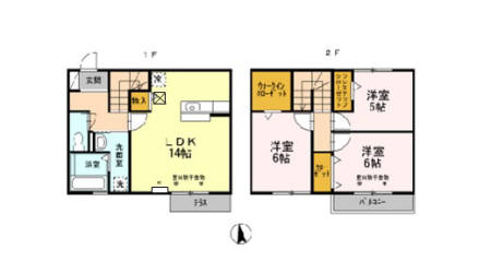 アンジェロの間取り