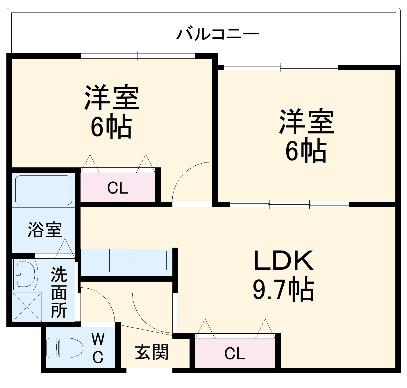 ソレアード平和の間取り