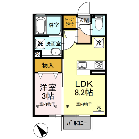 ヴィアーレ Iの間取り