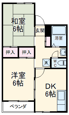 ロイヤル天水の間取り