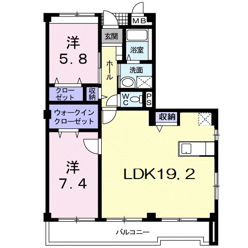 ブリーゼの間取り