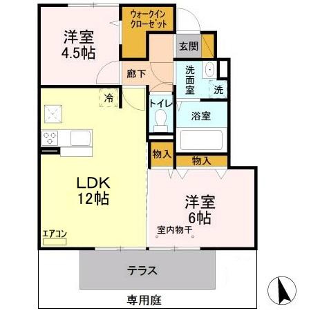 ラフィーユの間取り