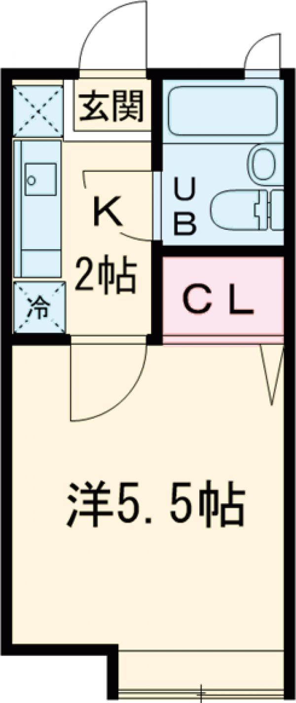 フルーヴ23の間取り