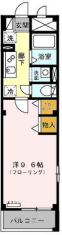 クレール西日暮里の間取り