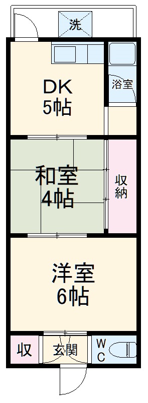 シズカ荘の間取り