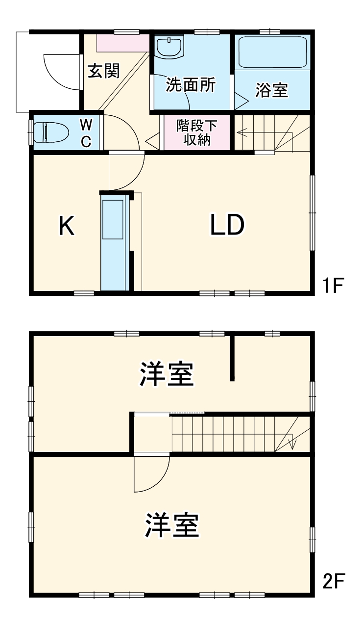 ヴィルヌーヴェル浦和Hの間取り