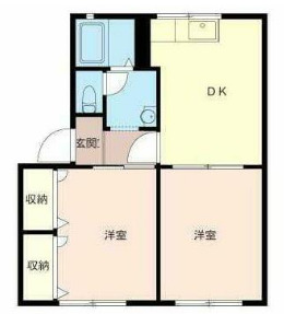 サンハイム下里見Cの間取り