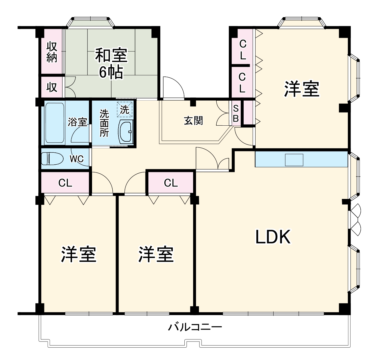 リーナハウスの間取り