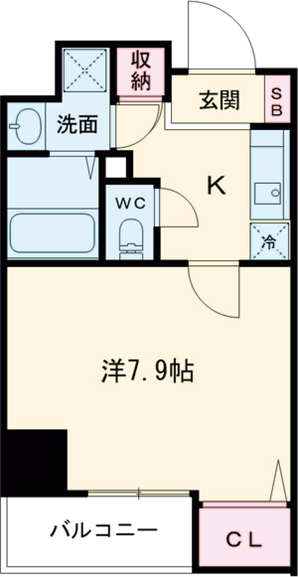 ディアレイシャス東京イーストパレスの間取り