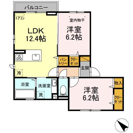 ヴェルジュ入船の間取り