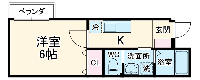 フェリス海老名の間取り