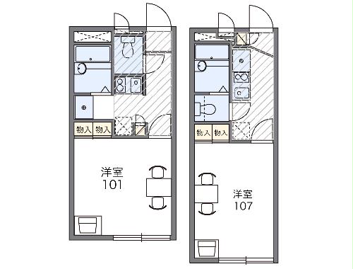 レオパレスりんどうの間取り