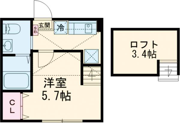 シティハイツ小金井の間取り