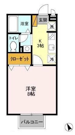 ルミエール Kの間取り