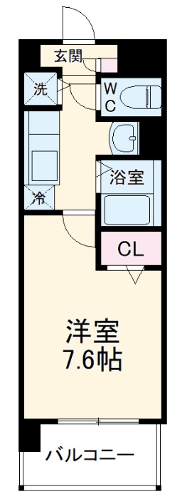 レイシャント鵠沼の間取り