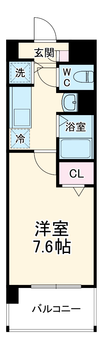 レイシャント鵠沼の間取り