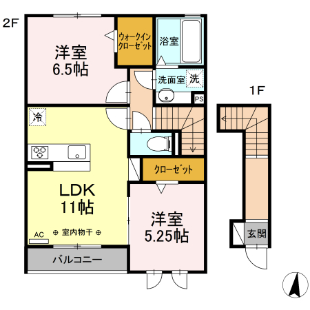 Chainon(シェノン) B棟の間取り