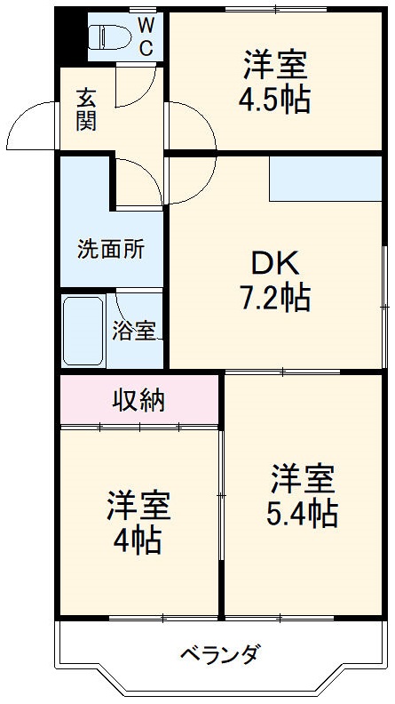メゾン下山の間取り