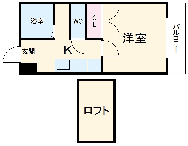 パルテネール北及Sの間取り