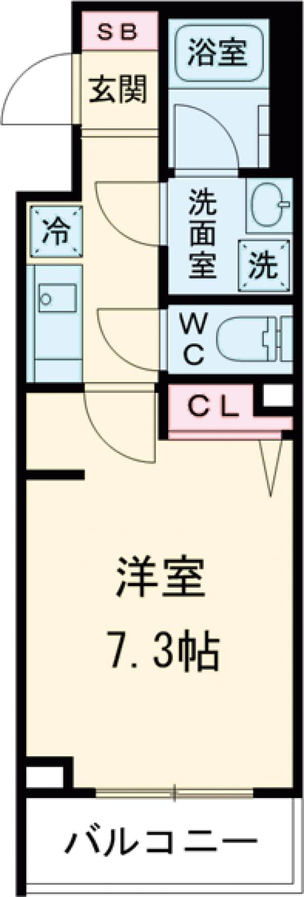 BPRレジデンス仙川の間取り