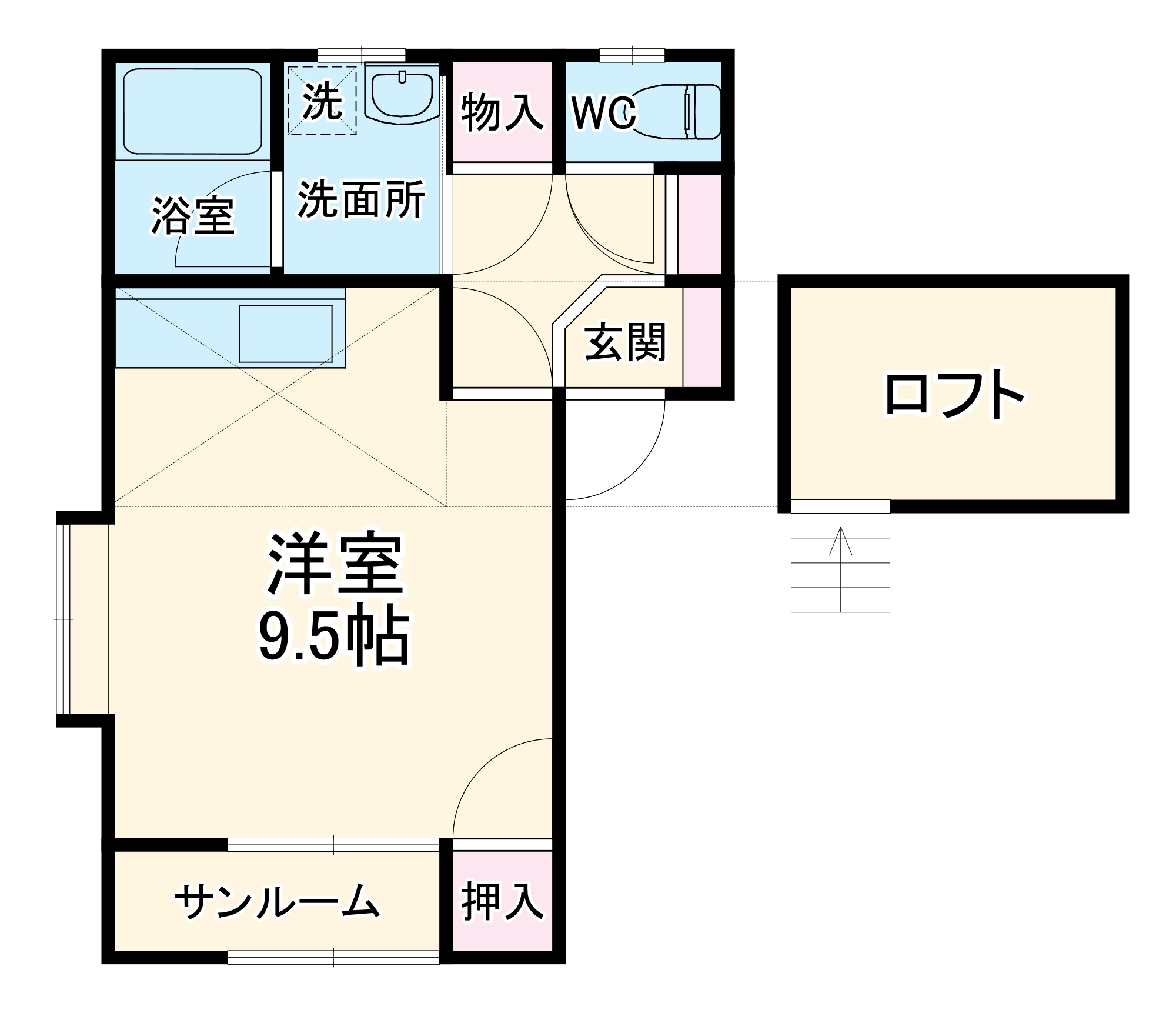 メゾンシャルマンの間取り