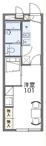 レオパレス横落の間取り