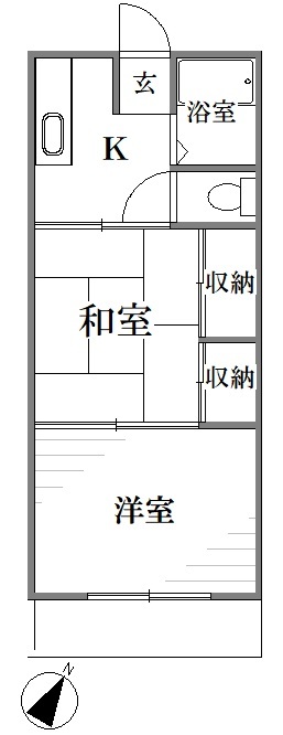 ハイツサンライズの間取り