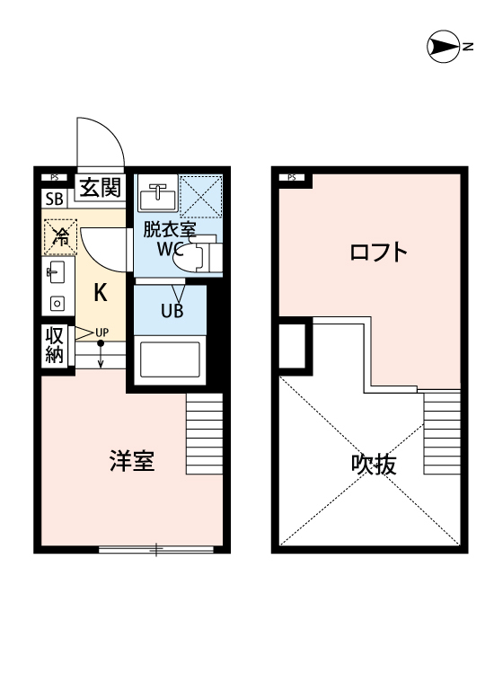 Casa Azul 王子栄町の間取り
