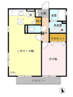 ヴェルドミール 弐番館の間取り