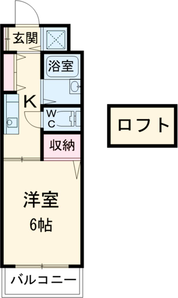 フロンティアⅢ D棟の間取り