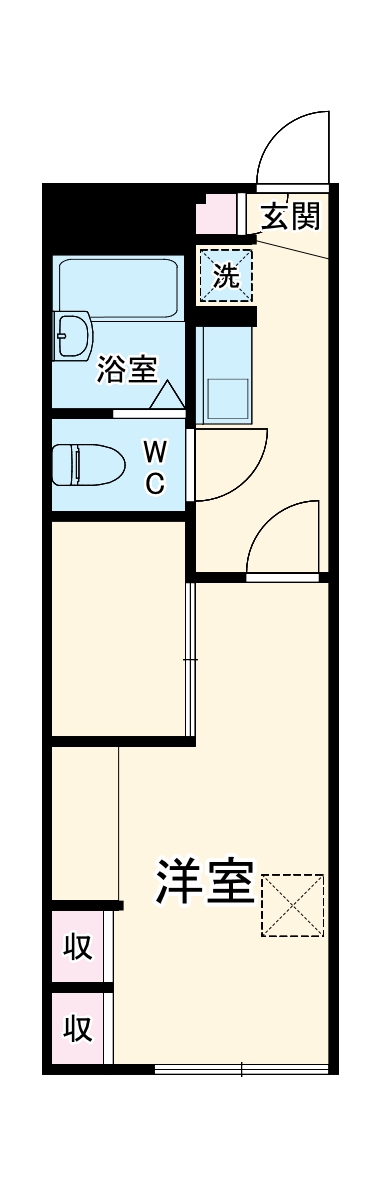 レオパレスクレセントの間取り