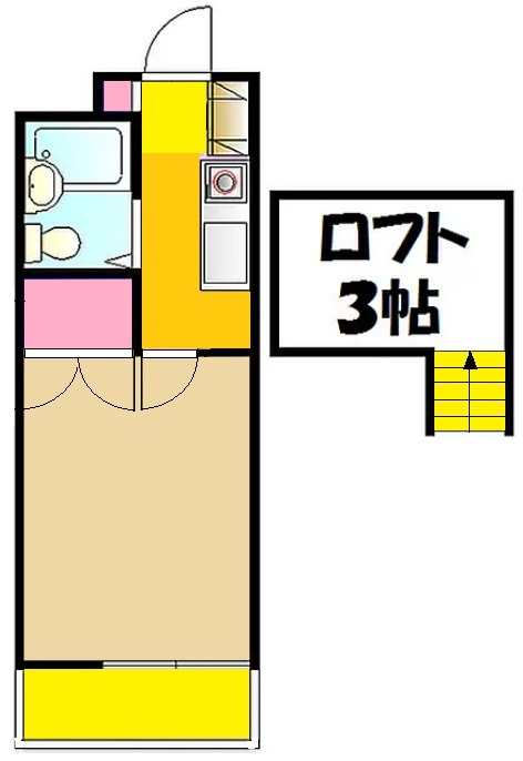 アベニール怜の間取り