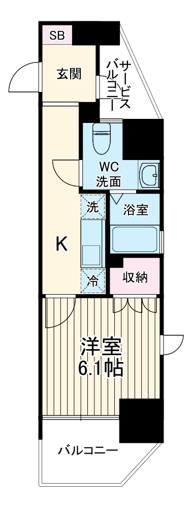 ザ・パーククロス藤沢の間取り