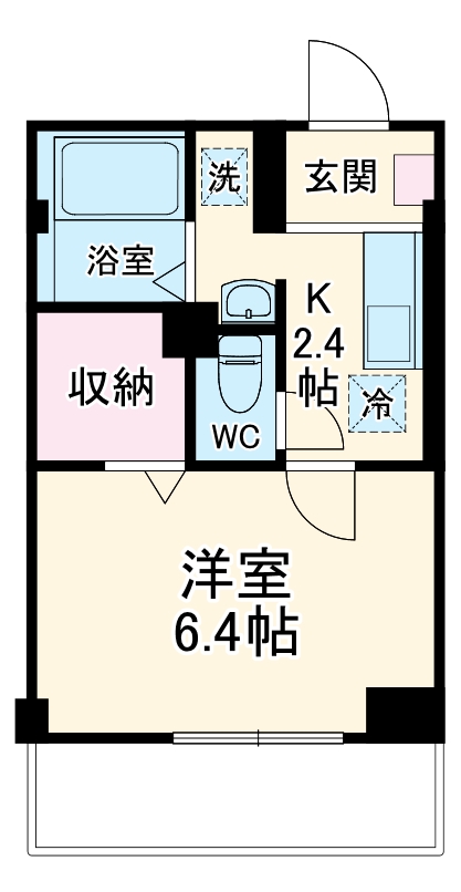 モアナ湘南の間取り