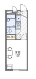 レオパレスシャンテの間取り