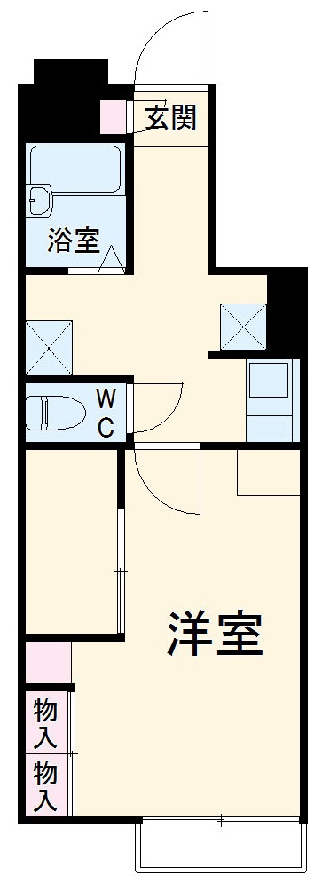 レオパレス幸田Aの間取り